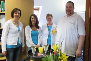 Heike tom Wörden, Michaela Schulz, Bärbel Frischkorn und Michael Scheel